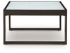Beachloft - Black / Gray - Square Cocktail Table - Simple Home Plus
