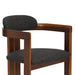 Jazmin - Contemporary Dining Chair (Set of 2) - Walnut / Charcoal - Simple Home Plus