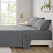 King All Season Wrinkle Free Sheet Set - Charcoal - Simple Home Plus