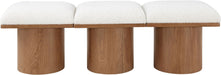 Pavilion - 3 Piece Modular Bench With Brown Base - Simple Home Plus