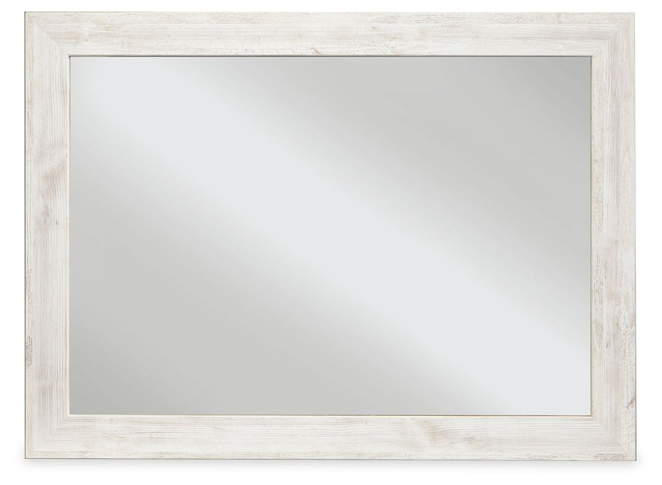 Paxberry - Whitewash - Bedroom Accent Mirror - Simple Home Plus