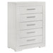 Ives - 5-Drawer Bedroom Chest - Simple Home Plus
