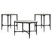 Hermas - Round Marble Coffee And End Table Set - Simple Home Plus