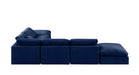 Indulge - Velvet 6 Piece Modular Armless Sectional - Simple Home Plus