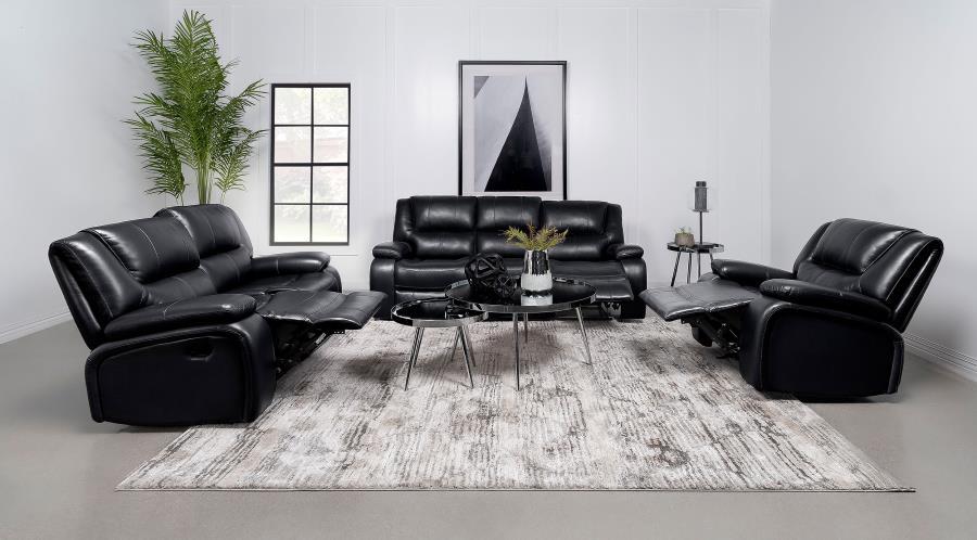 Camila - Upholstered Reclining Sofa Set - Simple Home Plus