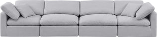 Indulge - Linen 4 Seat Modular Sofa - Simple Home Plus