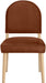 Varinelle - Velvet Dining Chair (Set of 2) - Natural Frame - Simple Home Plus
