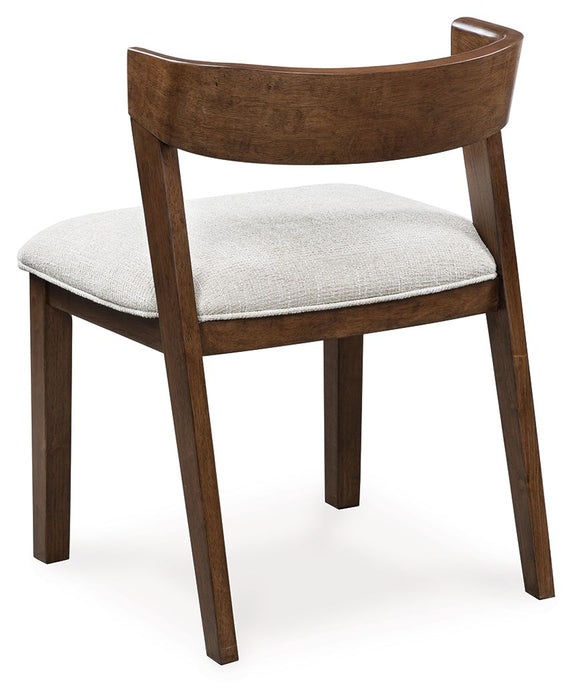 Kristiland - Dining Upholstered Side Chair 31"H (Set of 2) - Warm Brown