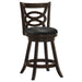 Calecita - Wood Swivel Counter Stool (Set of 2) - Simple Home Plus