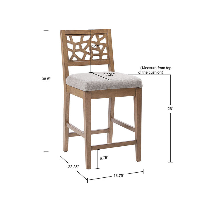 Crackle - Counter Stool - Light Gray - Simple Home Plus