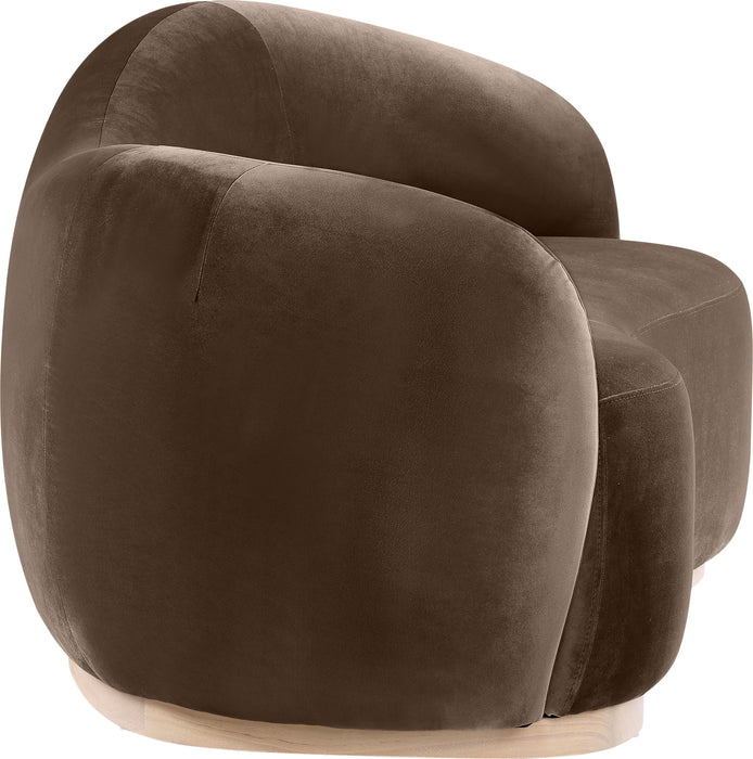 Gustavo - Velvet Upholstered Loveseat - Simple Home Plus