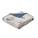 Bayside - Oversized Quilted Throw - Blue - Simple Home Plus