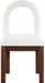 Conrad - Linen Dining Chair With Brown Legs - Simple Home Plus