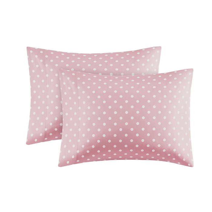 Polka Dot - Queen Sheet Set - Pink - Simple Home Plus
