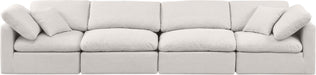 Indulge - Linen 4 Seat Modular Sofa - Simple Home Plus