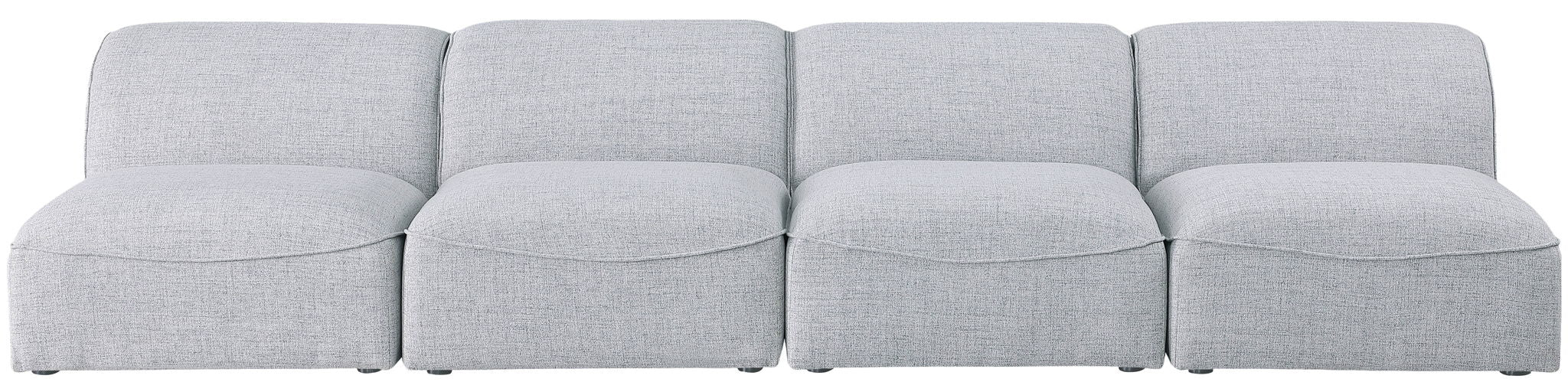 Miramar - 4 Seat Armless Modular Sofa - Simple Home Plus