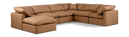 Indulge - Faux Leather 7 Piece Modular Sectional - Simple Home Plus