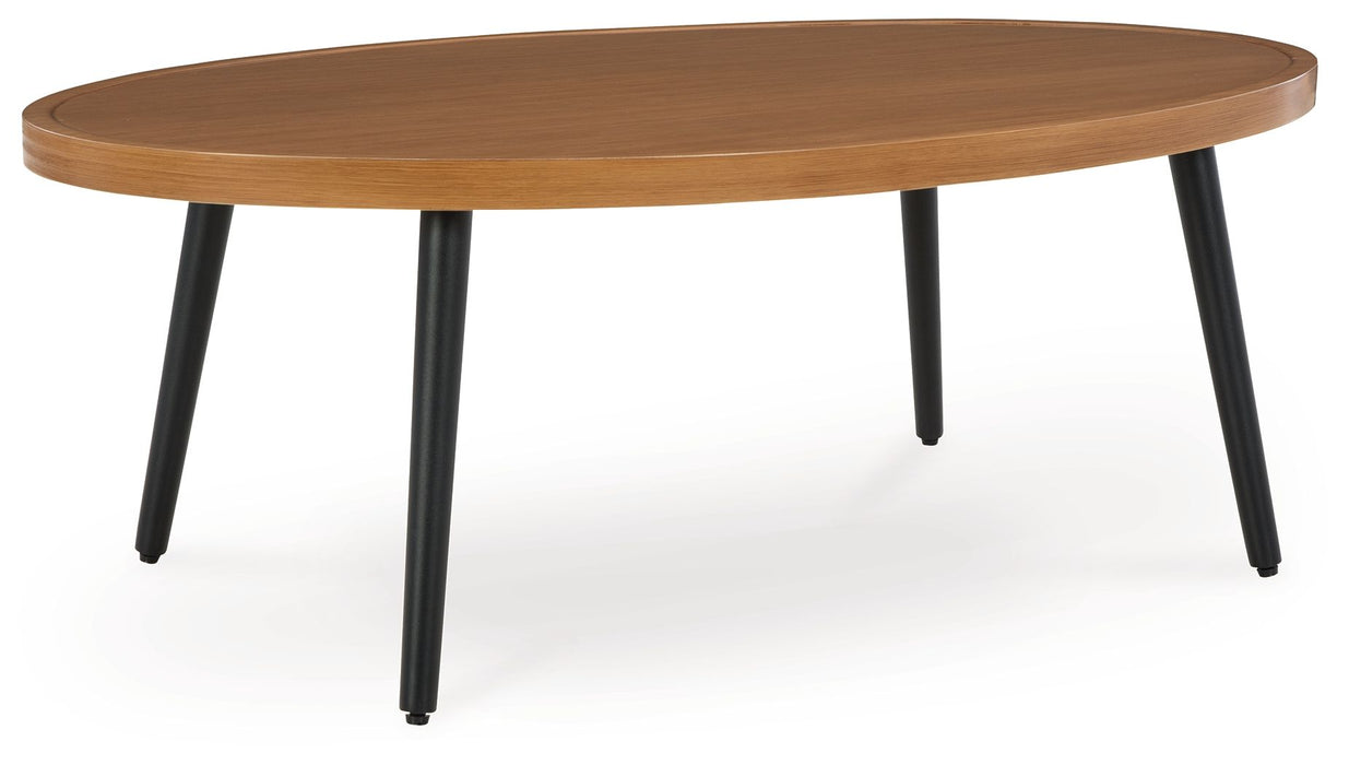 Horizon Hall - Two-tone Brown - Cocktail Table - Simple Home Plus