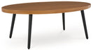 Horizon Hall - Two-tone Brown - Cocktail Table - Simple Home Plus