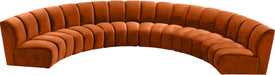 Infinity - 6 Piece Velvet Modular Sectional - Simple Home Plus