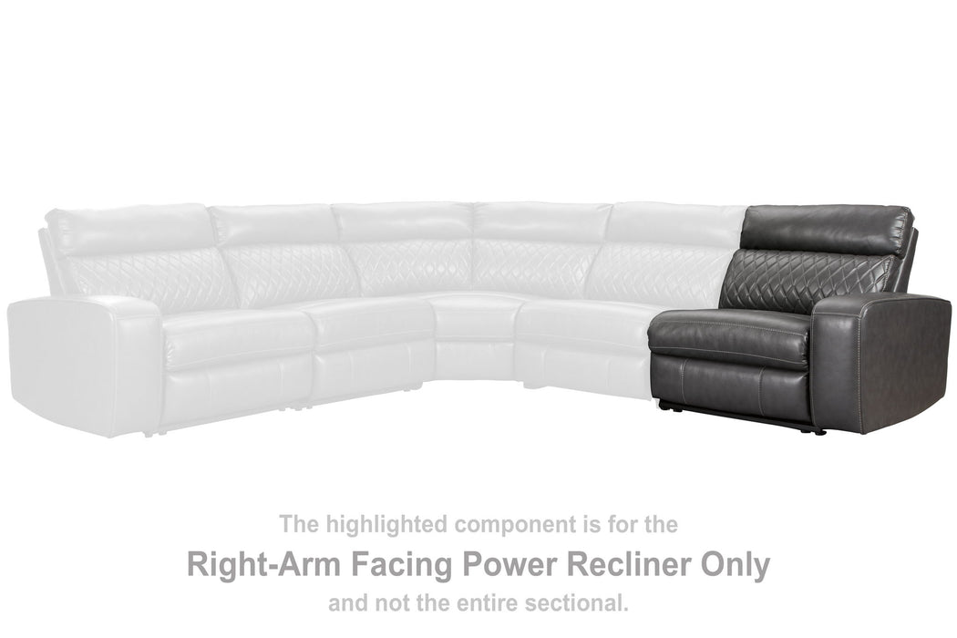 Samperstone - RAF Zero Wall Power Recliner - Gray - Simple Home Plus