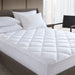 Microfiber Luxury - King Luxury Mattress Pad - White - Simple Home Plus
