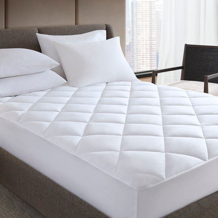 Microfiber Luxury - Full Luxury Mattress Pad - White - Simple Home Plus