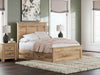 Makidern - Panel Storage Bed With 2 Under Bed Storage Units - Simple Home Plus