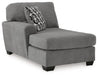 Birkdale Court - Laf Corner Chaise - Gray - Simple Home Plus