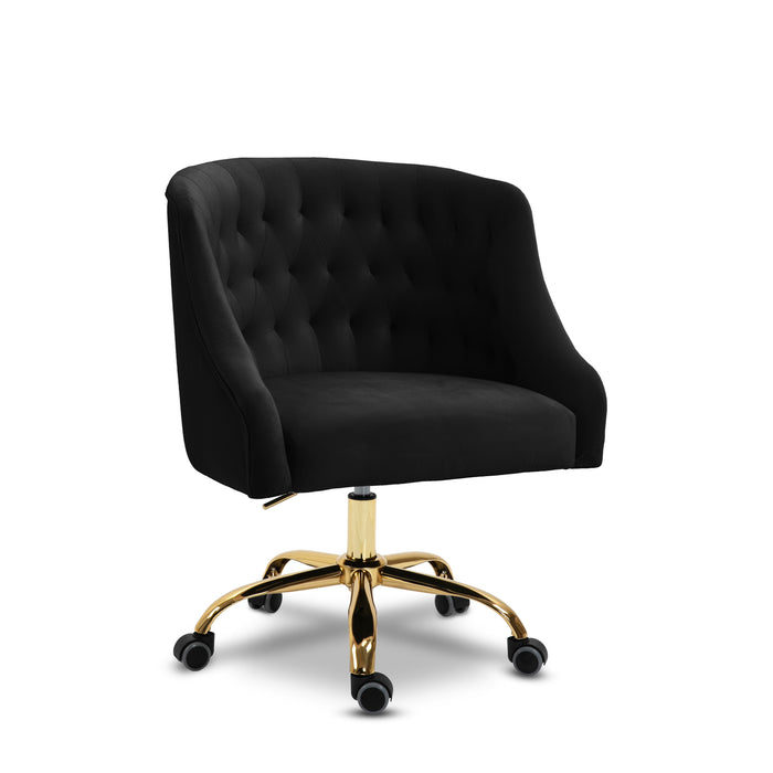 Arden - Office Chair with Gold Legs - Simple Home Plus