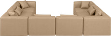 Cube - 8 Piece Modular Sectional - Tan - Simple Home Plus