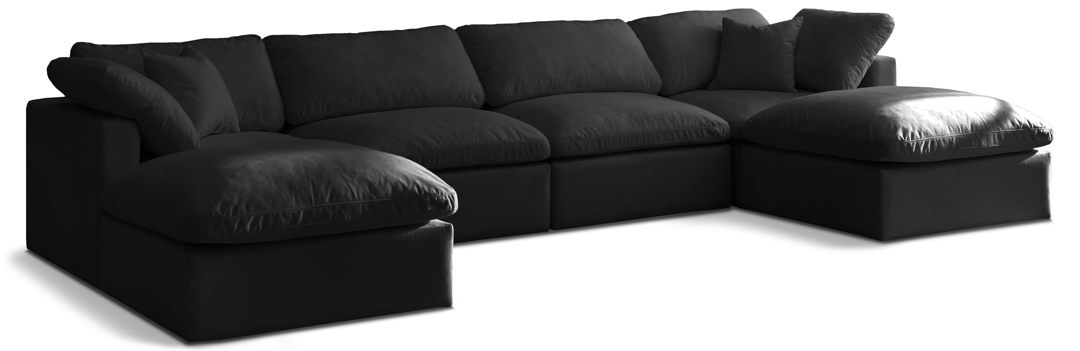 Plush - 6 Piece Modular Sectional - Simple Home Plus