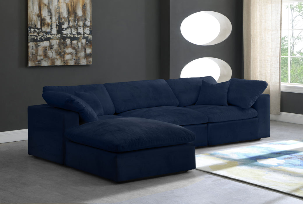 Cozy - 4 Piece Modular Sectional With Chaise - Simple Home Plus