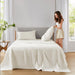 Cotton 144TC - Full Solid Sheet Set - Ivory - Simple Home Plus
