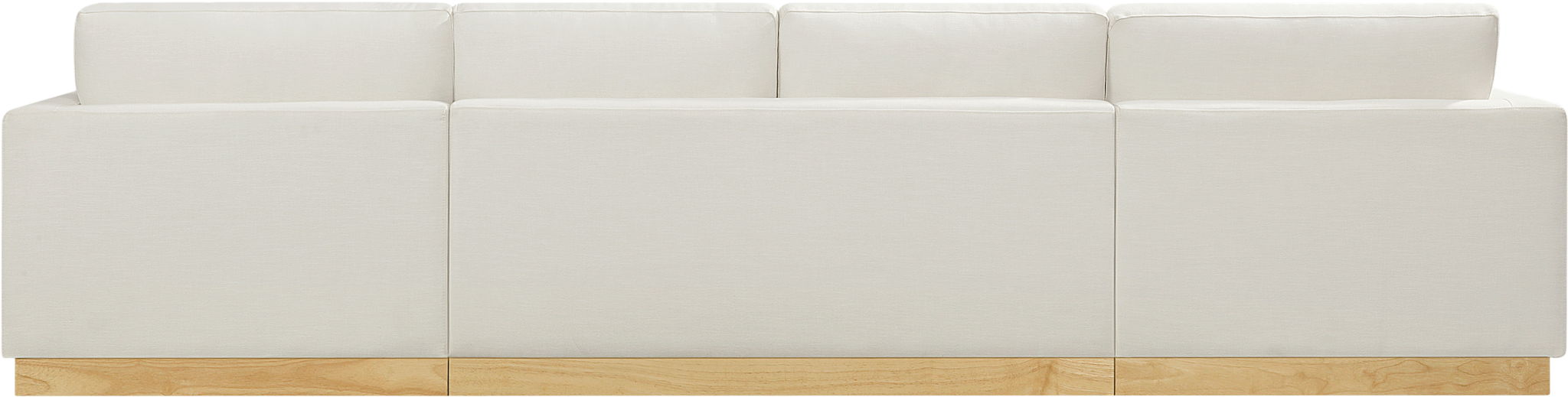 Johanna - 3 Piece Sectional - Natural Base - Simple Home Plus
