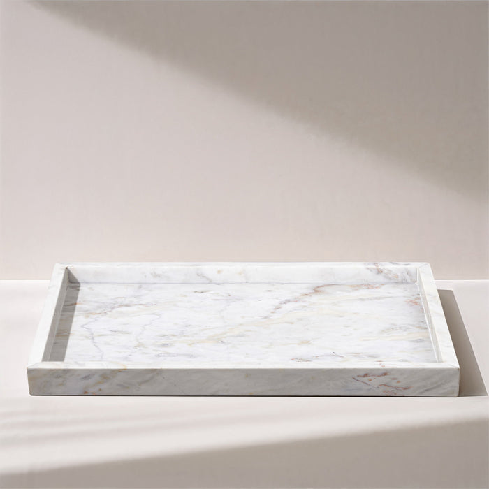 Barletta - Marble Rectangular Tray - Simple Home Plus