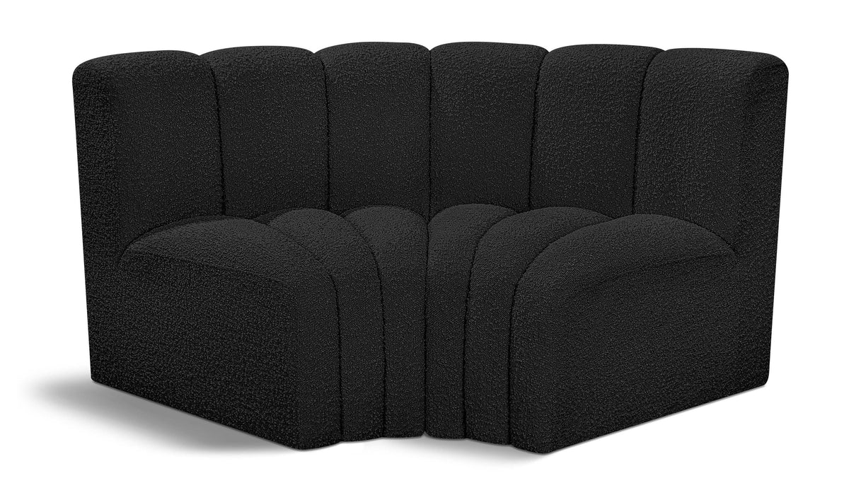 Arc - Boucle Fabric 2 Piece Modular Sofa - Simple Home Plus