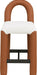 Amari - Vegan Leather and Boucle Fabric Stool - Simple Home Plus