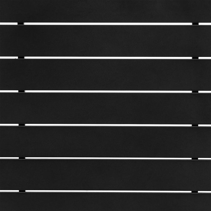 Cayman - Outdoor Patio Bar Height Dining Table - Black - Simple Home Plus