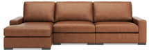 Calden - 3-Piece Sectional With LAF Corner Chaise - Caramel - Simple Home Plus