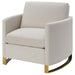 Corliss - Upholstered Arched Arm Accent Chair - Simple Home Plus