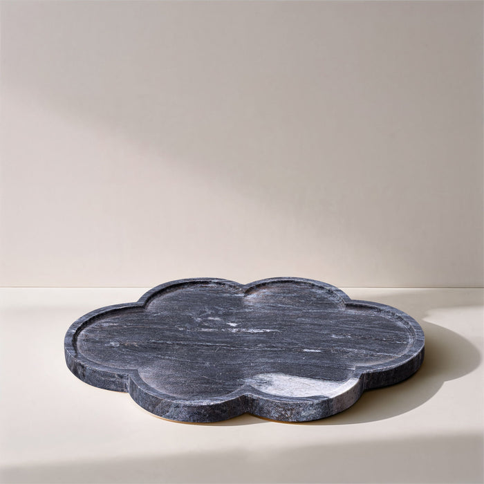 Rimini - Marble Clover Shaped Tray - Simple Home Plus