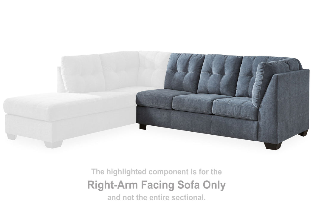 Marleton - Raf Sofa - Denim - Simple Home Plus