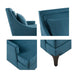 Anna - Arm Accent Chair - Blue - Simple Home Plus