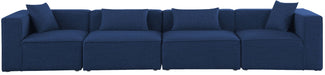 Cube - Linen Modular 4 Seat Sofa - Simple Home Plus