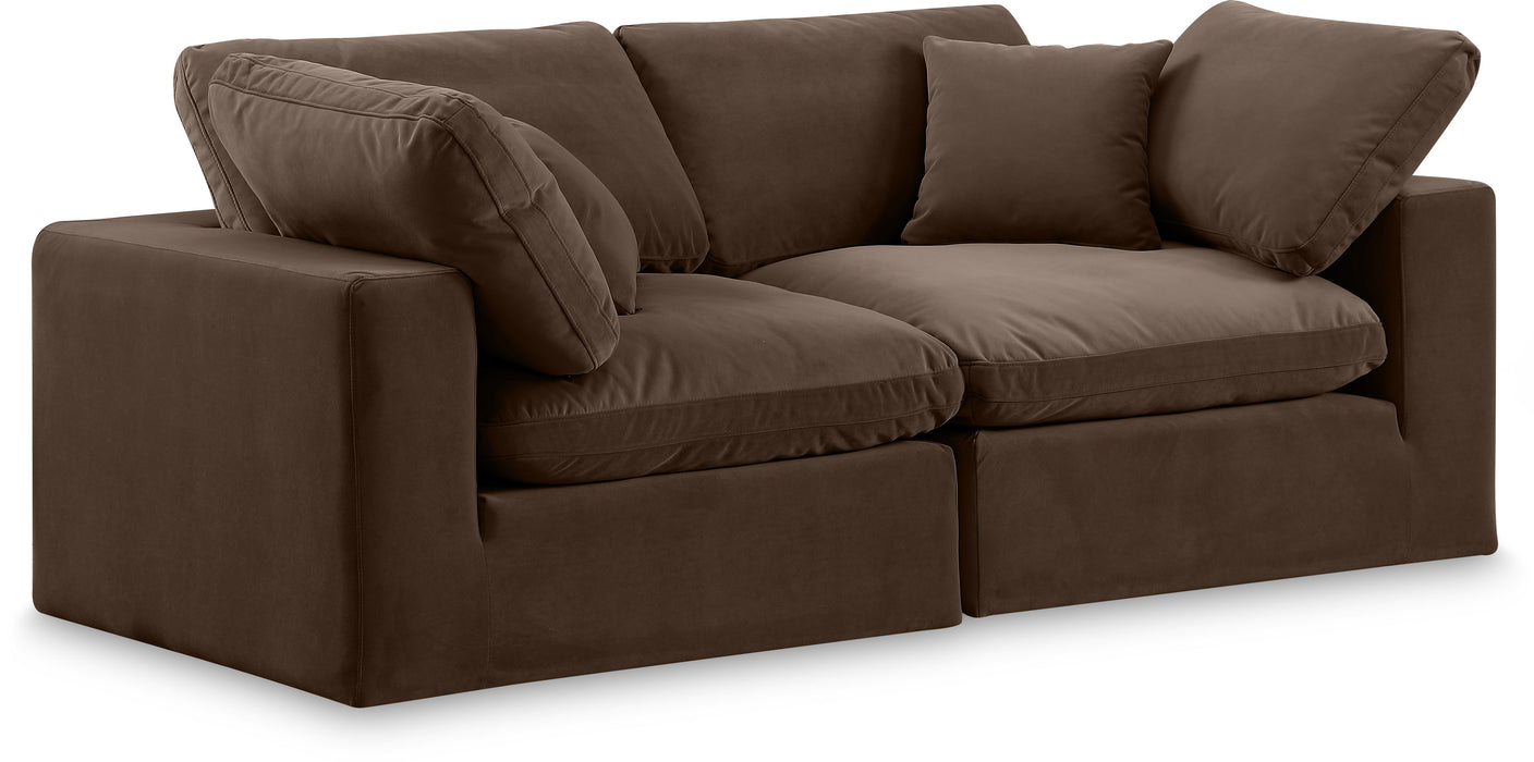 Comfy - Velvet Modular Sofa 2 Seats - Simple Home Plus