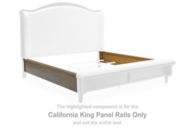 Sturlayne - California King Panel Rails - Brown - Simple Home Plus