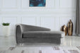 Julian - Chaise with Chrome Base - Simple Home Plus