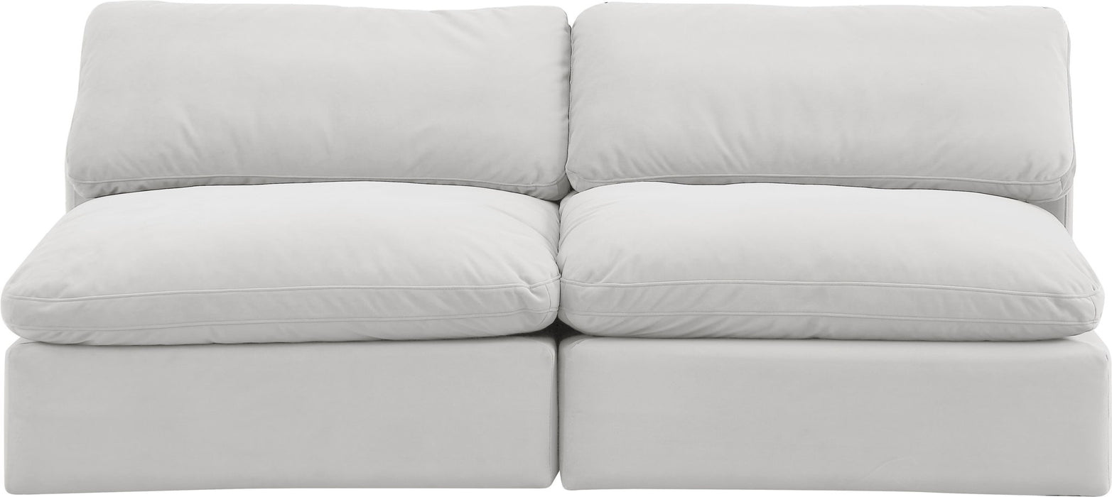 Comfy - Velvet Modular Armless Sofa 2 Seats - Simple Home Plus