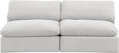Comfy - Velvet Modular Armless Sofa 2 Seats - Simple Home Plus